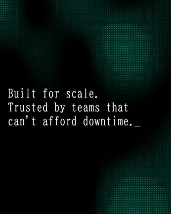 ASCII field — kinetic typography template