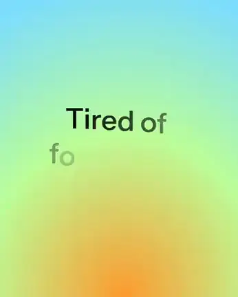 Template “Gradient Background” from the Swash community