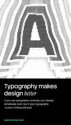Template “Halftone copies” from the Swash community
