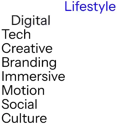 Template “Lines move” from the Swash community