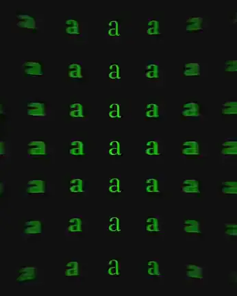 Template “Single glyph” from the Swash community
